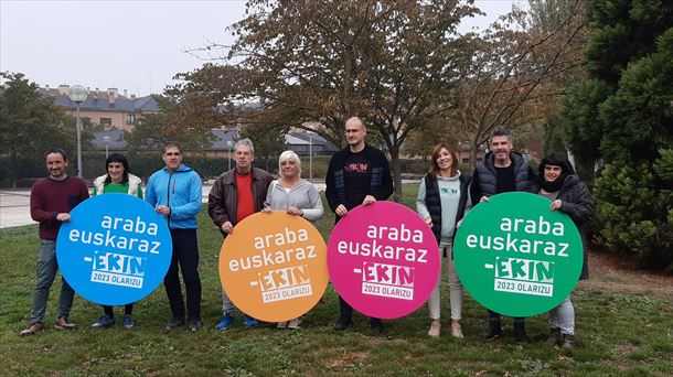 Araba Euskaraz ha sido organizado entre todas las ikastolas alavesas. Foto: Araba Euskaraz