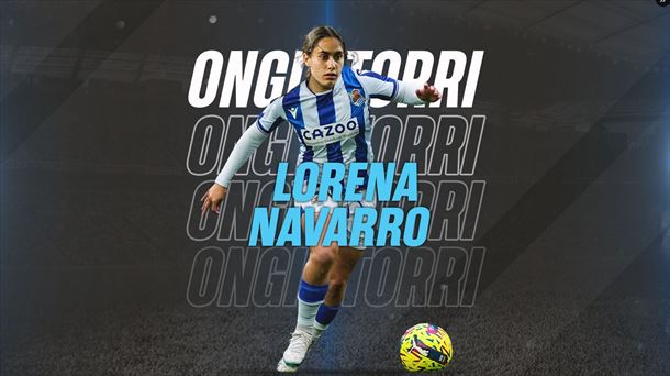 Lorena Navarro jugará en la Real hasta, al menos, 2025. Foto: Real Sociedad.
