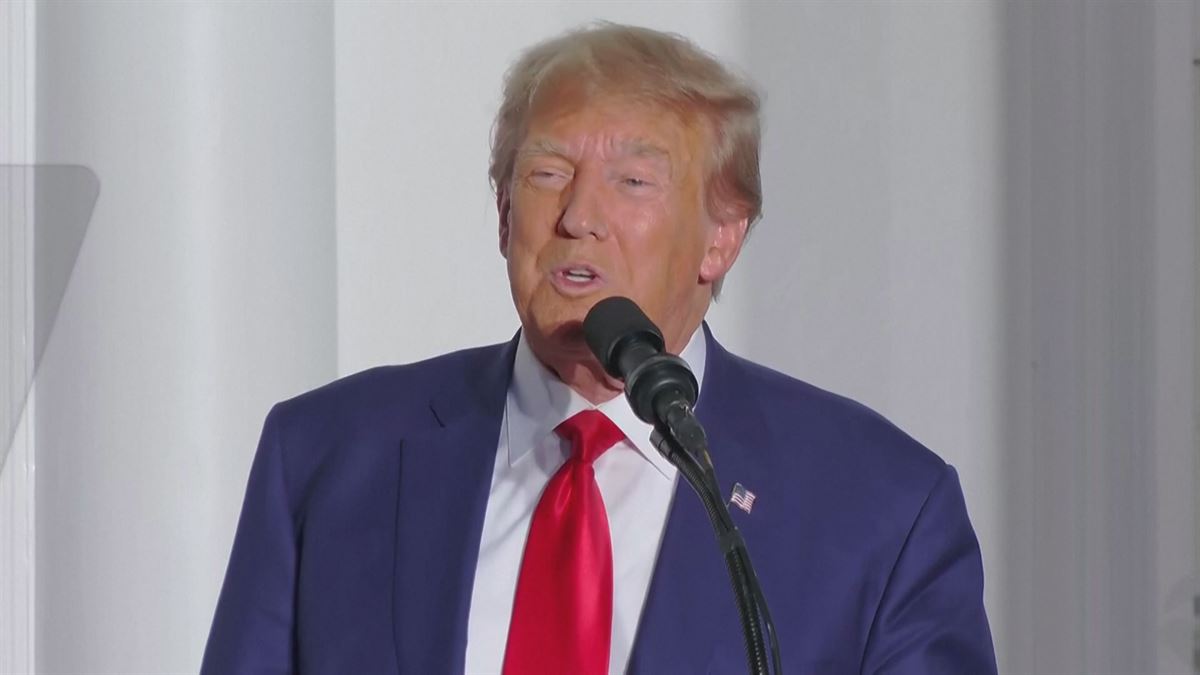 Donald Trump. Imagen obtenida de un vídeo de Agencias