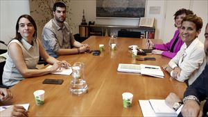 Zurekin Nafarroak eta PSNk Nafarroako Gobernua osatzeko aurreakordioa lortu dute