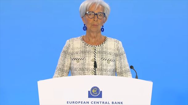 Christine Lagarde, presidenta del BCE, en una imagen de archivo.