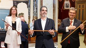 Gasteizko alkatetza estreinatu du Etxebarriak eta hirugarren agintaldiari ekin diote Goiak eta Aburtok 