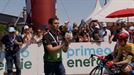 Minuto de silencio por Gino Mäder al comienzo de la 7ª etapa de la Vuelta&#8230;