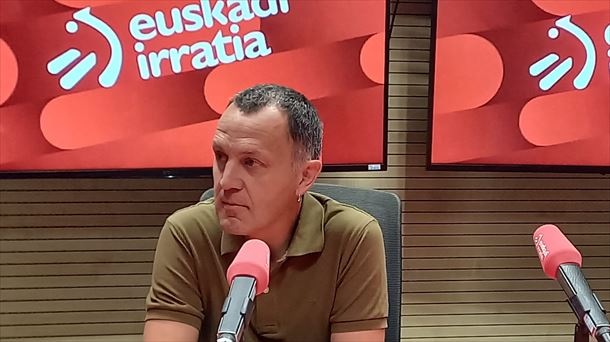 Urruzuno, elkarrizketaren une batean. EITB Media