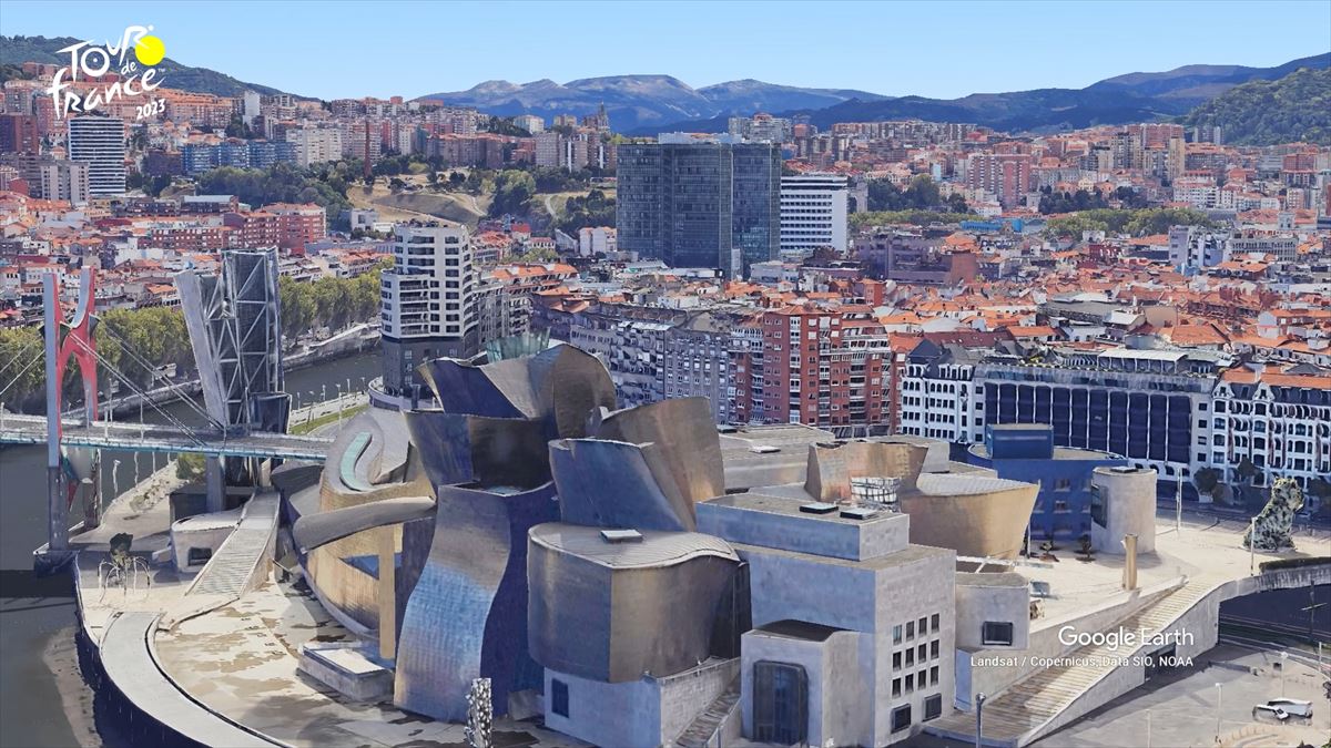 El Museo Guggenheim Bilbao será uno de los puntos por los que pasará el Tour