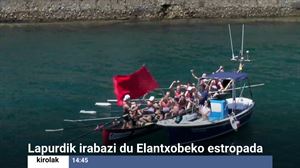 Lapurdi nagusi, Elantxobeko traineru estropadan