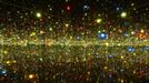 Yayoi Kusama Sala de espejos del infinito – (Infinity Mirrored Room – A Wish for Human Happiness Calling from Beyond the Universe, 2020 ©YAYOI KUSAMA title=