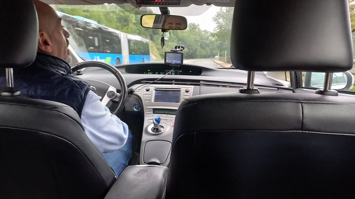 Un taxista en San Sebastián