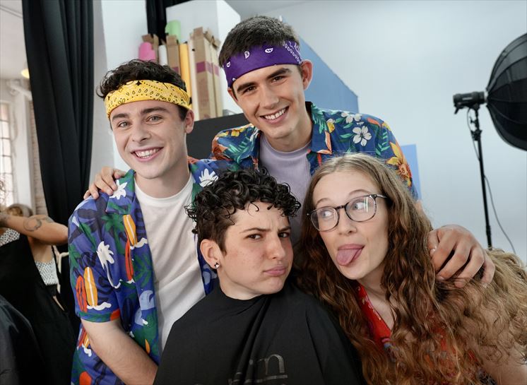 Unai Arrieta, Kimetz Etxabe, Haizea Astrain eta Marina Ostolaza 