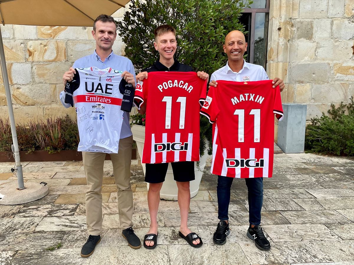 Pogacar ya tiene la nueva camiseta del Athletic