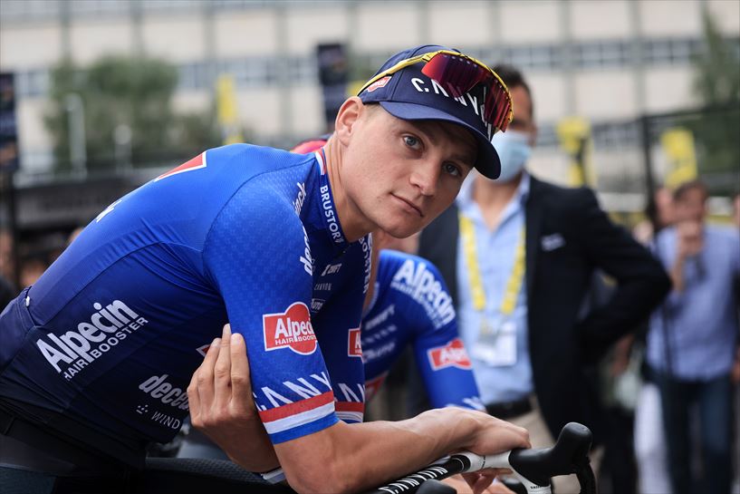 Mathieu Van Der Poel 1. etapan. Argazkia: EFE