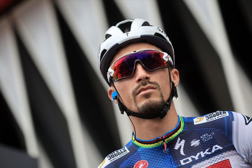 Julian Alaphilippe 1. etapan. Argazkia: EFE