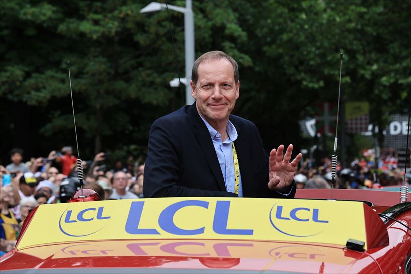 Christian Prudhomme 1. etapan. Argazkia: EFE