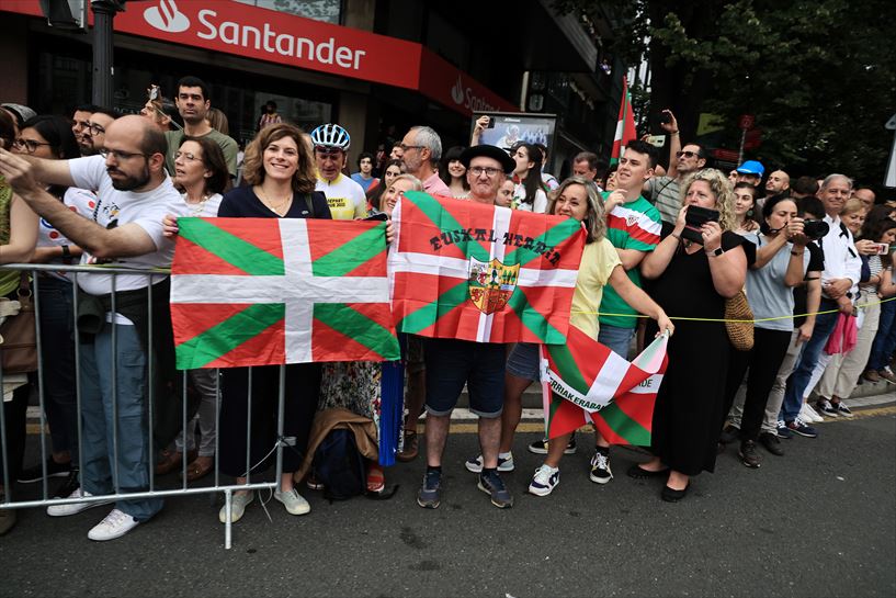 Bilboko giroa 1. etapan. Argazkia: EFE