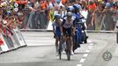 2023ko Frantziako Tourreko 1. etapako azken kilometroak, Adam Yatesen garaipenarekin