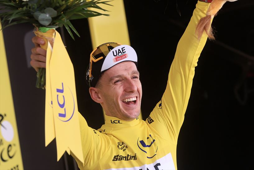 Adam Yates 1. etapako irabazlea: Argazkia: EFE