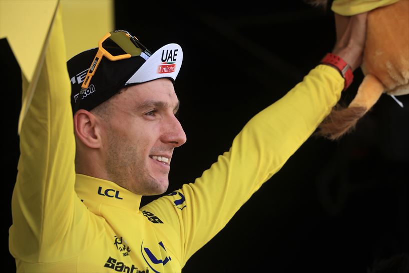Adam Yates 1. etapako irabazlea: Argazkia: EFE