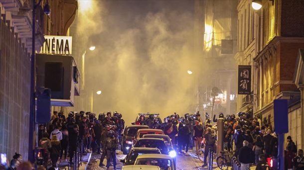 Incidentes en Francia: 157 detenidos anoche, menos que el fin de semana