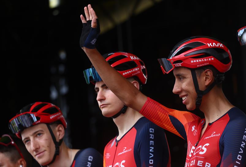 Egan Bernal 2. etapan. Argazkia: EFE