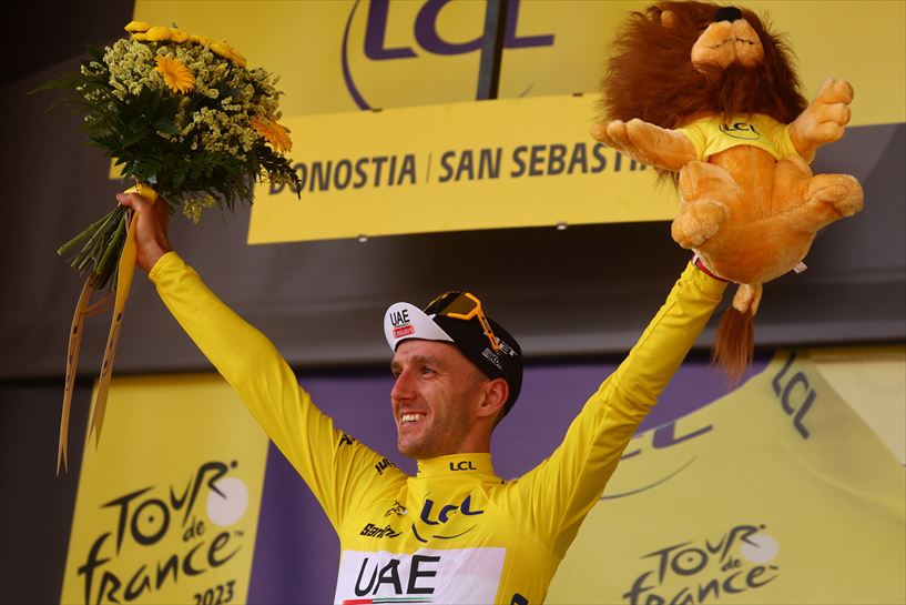 Adam Yates 2. etapan. Argazkia: EFE