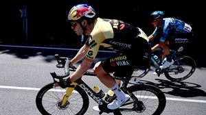 Wout van Aert, en el Tour de Francia de 2023. Foto: EFE. 
