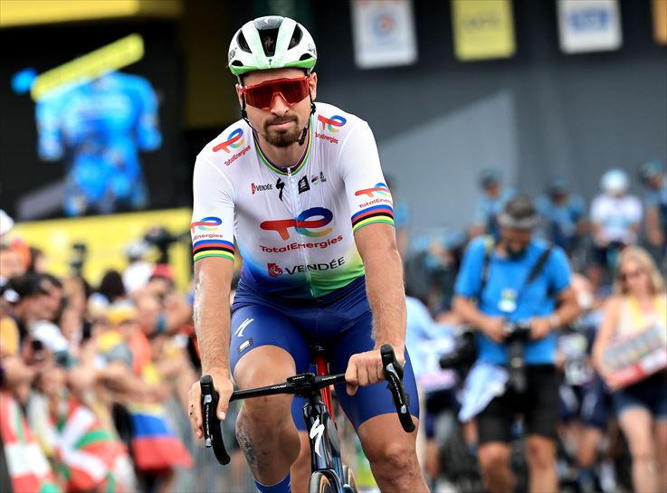Peter Sagan Zornotzako irteeran. Argazkia: EFE