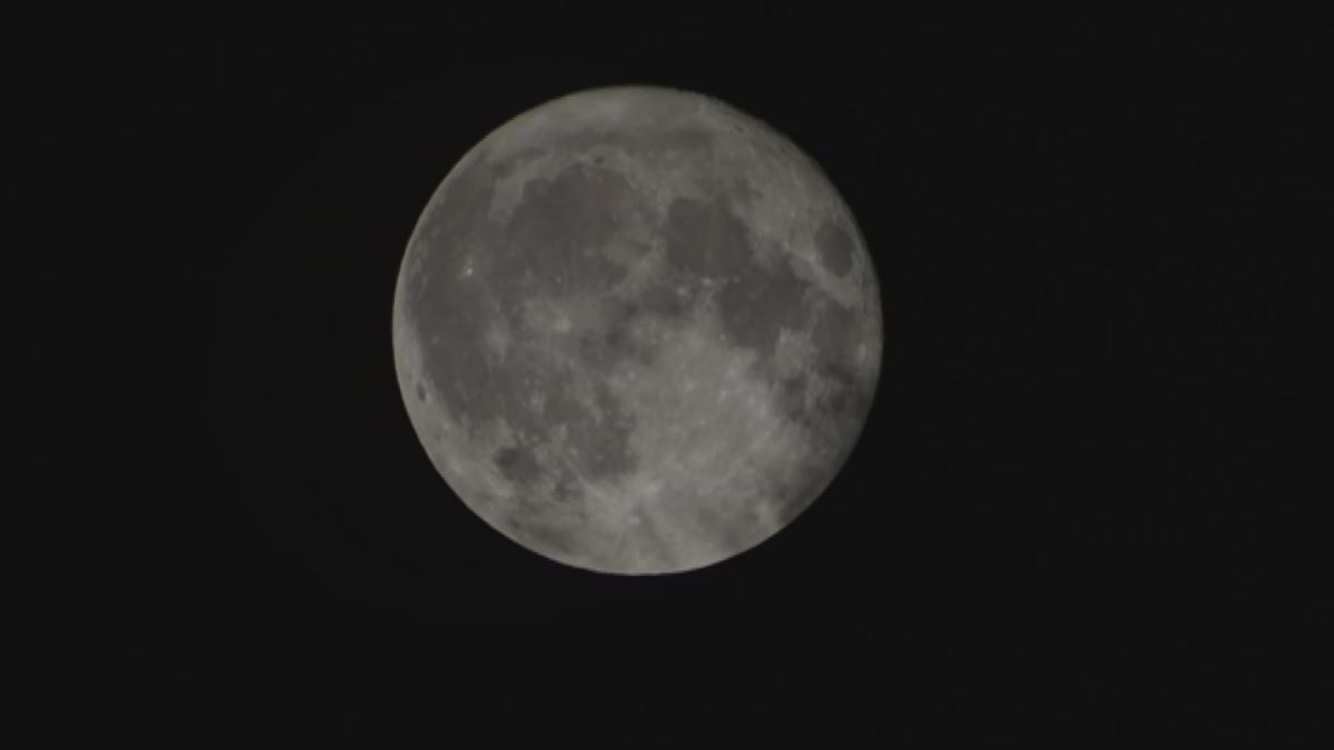 Superluna de julio. Imagen otenida de un vídeo de Alberto Zorrilla.