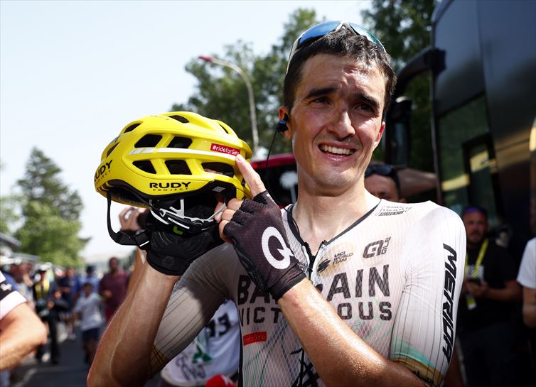 Pello Bilbao, 10. etapako irabazlea. Argazkia: EFE