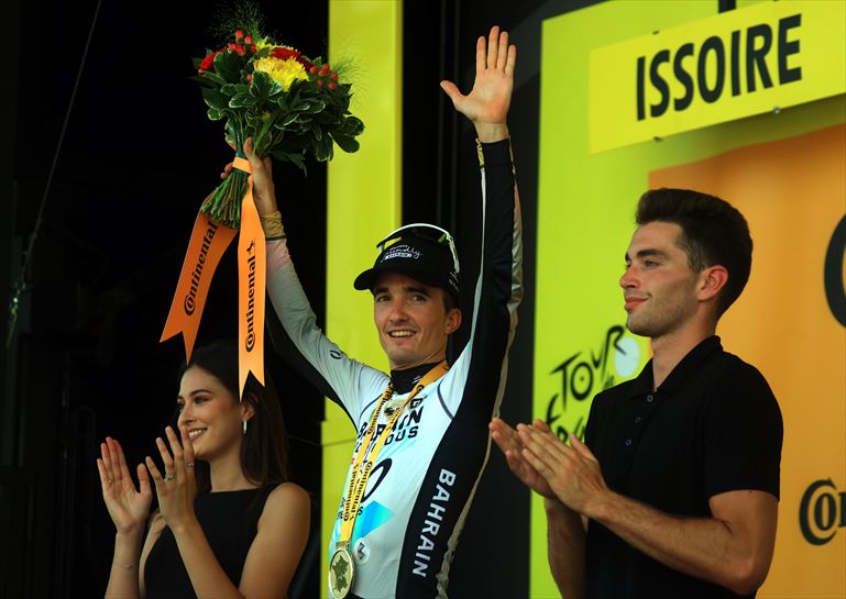 Pello Bilbao, 10. etapako irabazlea. Argazkia: EFE