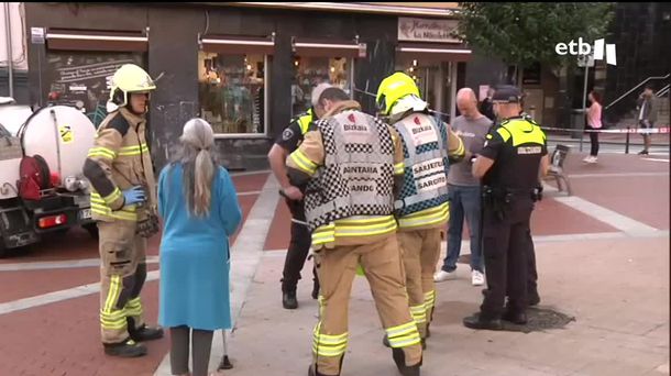 Bomberos en Barakaldo