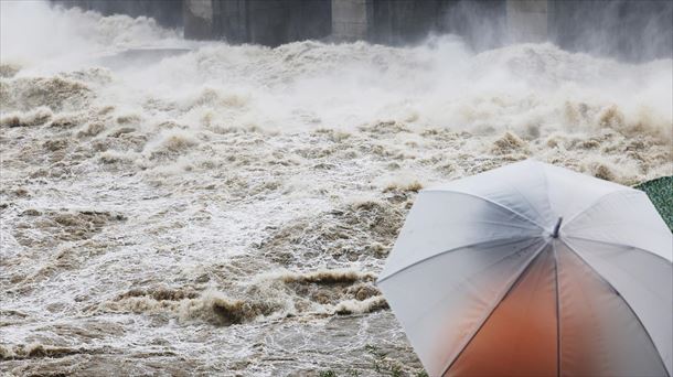 La provincia de Gyeongsang Norte es la más afectada por las inundaciones. EFE