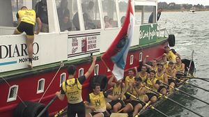 Denboraldiko lehen garaipena Arkotekoentzat, Pedreñako uretan