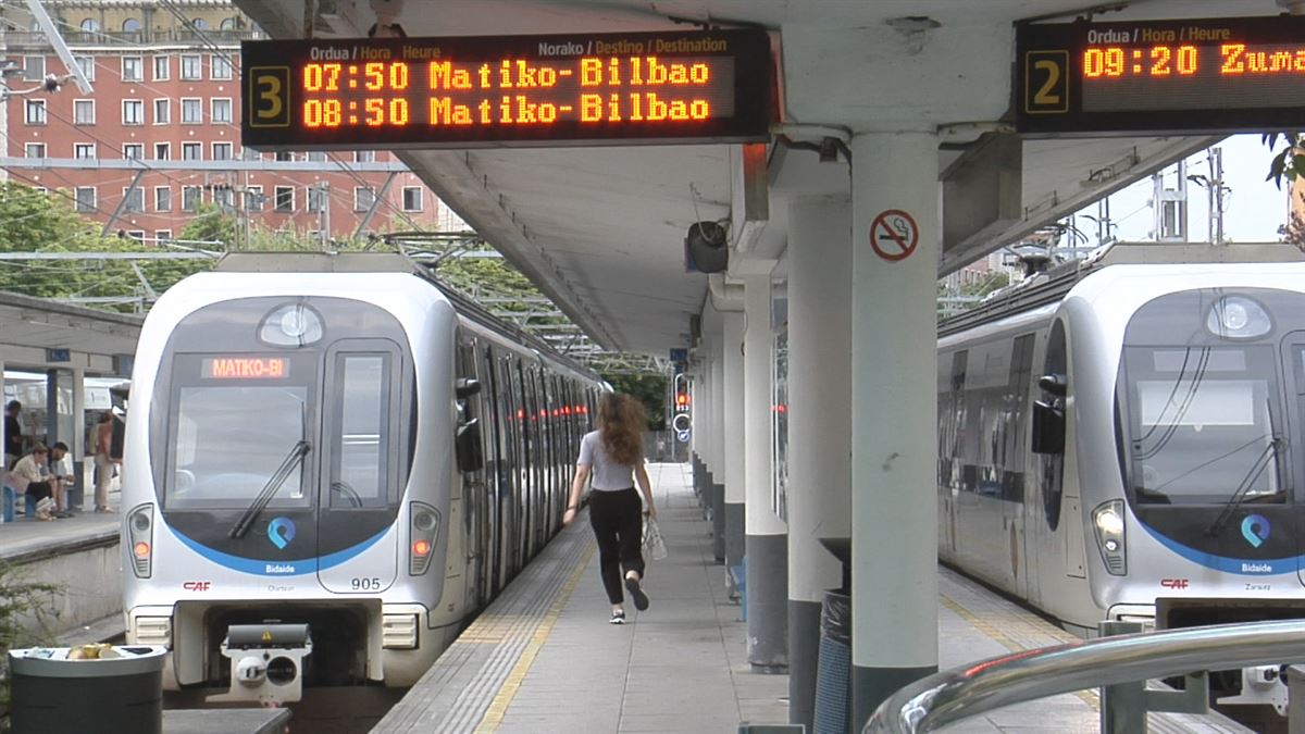 Estación de Amara. Imagen obtenida de un vídeo de EITB Media.