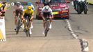 Frantziako Tourreko 20. etapako azken kilometroa, Pogacarren garaipenarekin