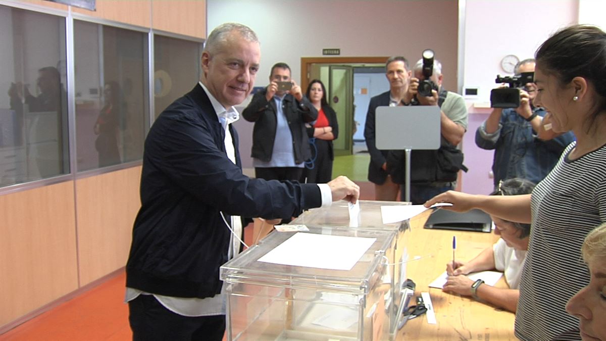 Iñigo Urkullu. Imagen obtenida de un vídeo de EITB Media.