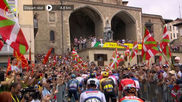 El Tour de Francia a su paso por Vitoria-Gasteiz