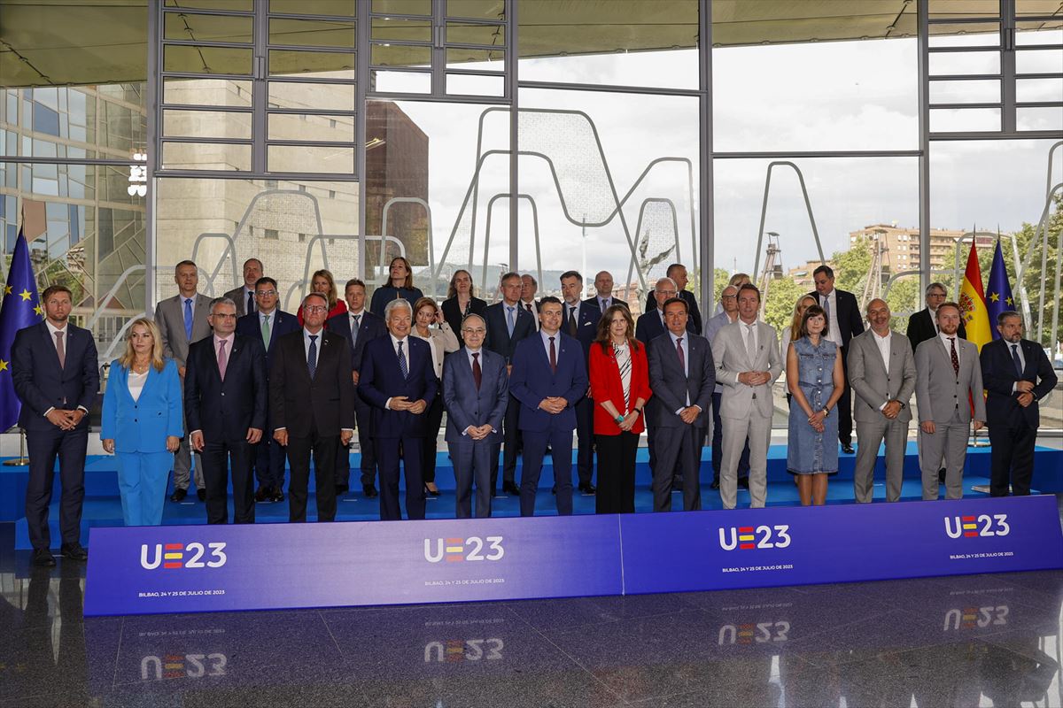 Reunión informal de ministros de Industria de la UE en Bilbao.