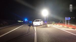 Burlatako 34 urteko moto gidari bat larri zauritu da Aibarren (Nafarroa), auto baten aurka talka egin ostean