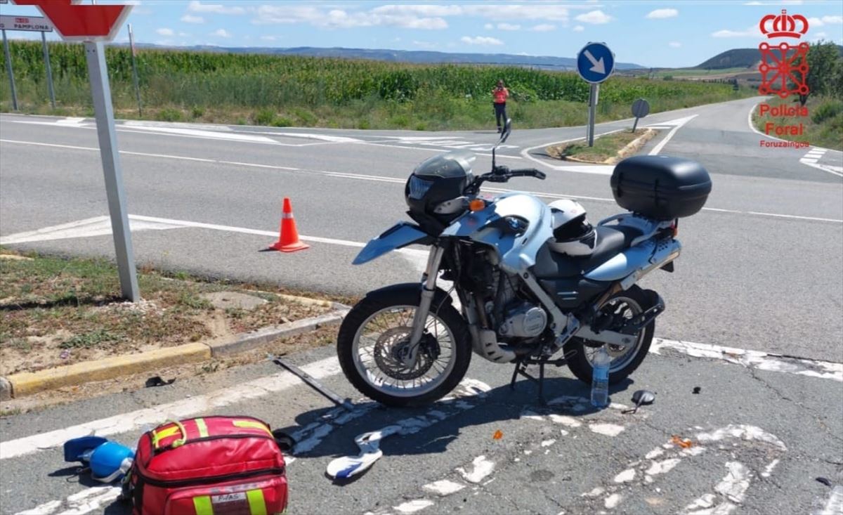 Imagen del lugar. Foto: Policia Foral