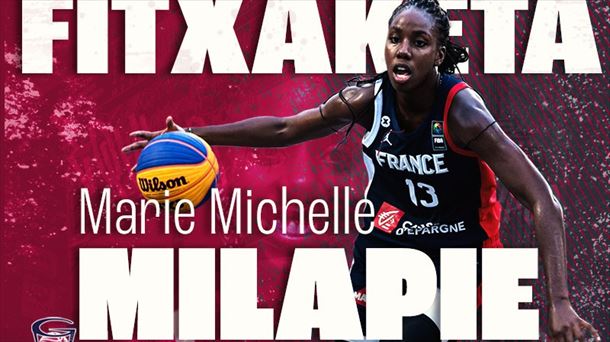 Marie-Michelle Milapie, nueva jugadora del Lointek Gernika Bizkaia. Foto: @GKesb