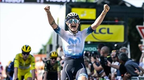 Emma Norsgaardek irabazi du Tourraren 6. etapa. Argazkia: © A.S.O./Charly Lopez.