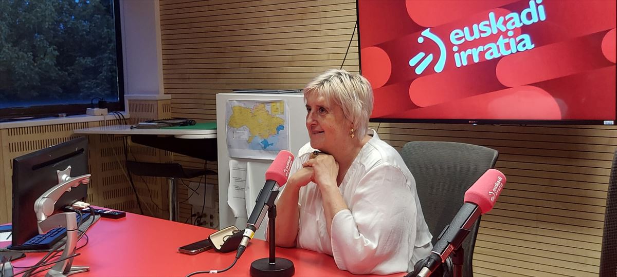 María Luisa García Gurrutxaga, hoy, en Euskadi Irratia.