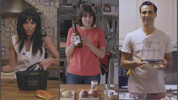 África Baeta, Anne Etchegoyen e Igor Yebra