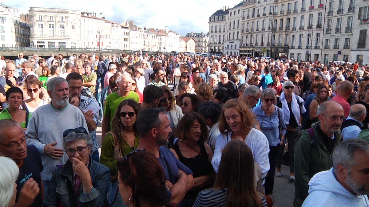 Concentración en Baiona