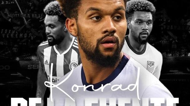 Imagen utilizada por la SD Eibar para dar la bienvenida a Konrad de la Fuente