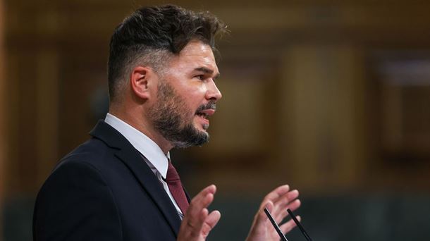 El portavoz de ERC en el Congreso, Gabriel Rufián, en una foto de archivo. 