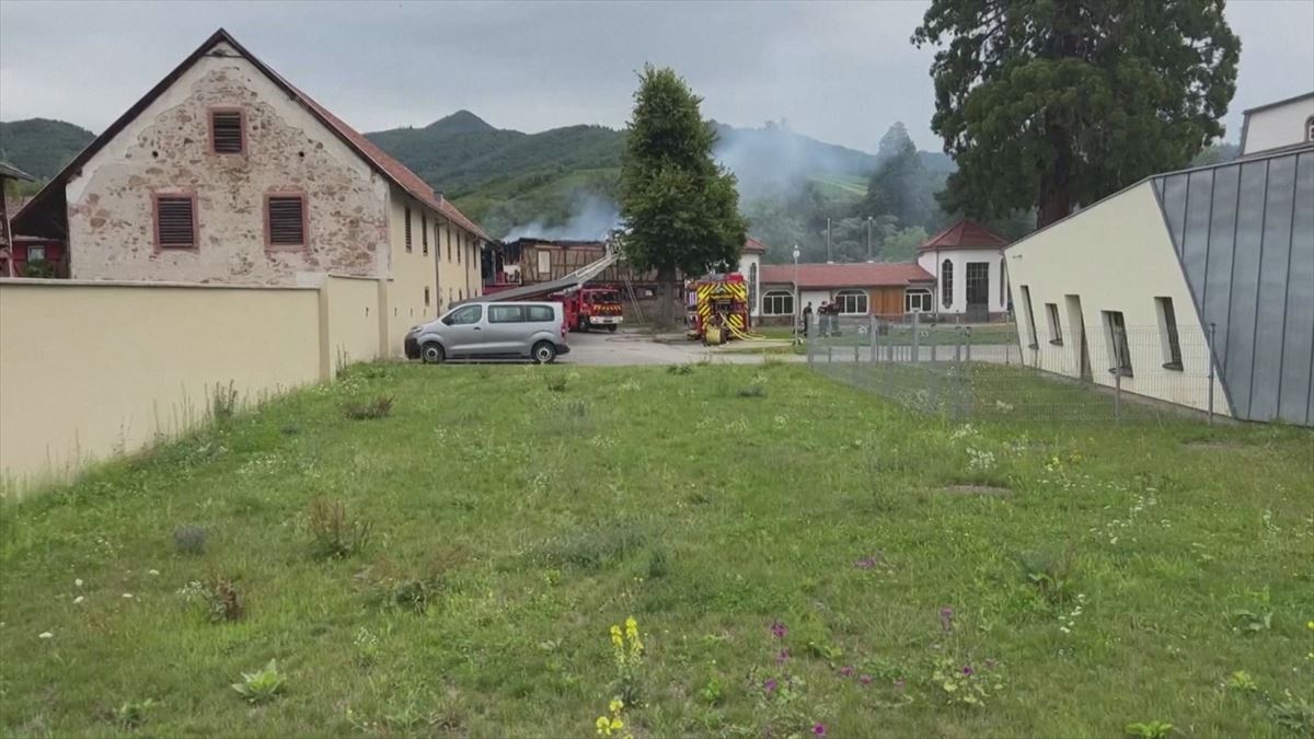 Albergue incendiado en Wintzenheim