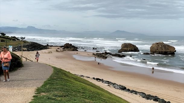 Playa Milady de Biarritz. Foto de archivo: Juncal Abad