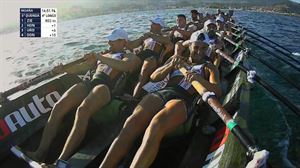 Las victorias de Zierbena aprietan la Liga Eusko Label, y Arraun Lagunak tiene la corona a su alcance