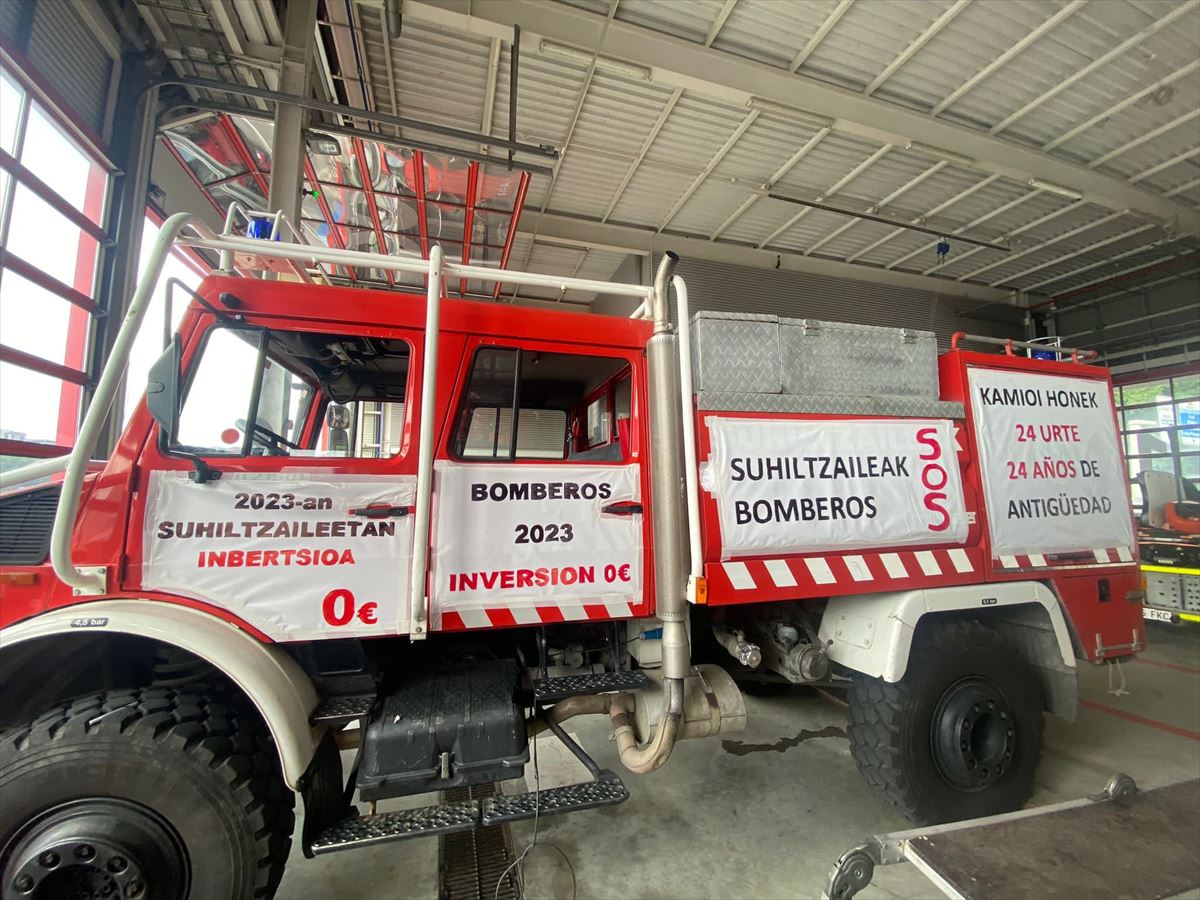 Bomberos de San Sebastián. Foto: @BomberosDonosti